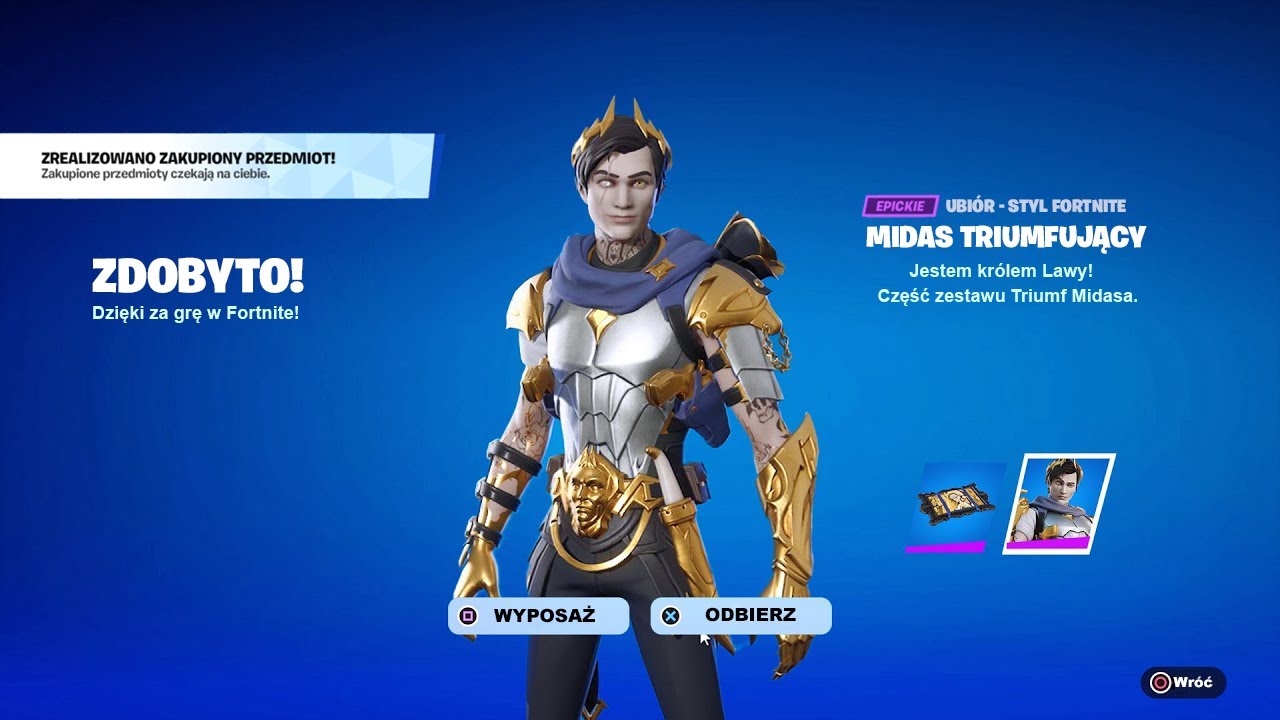 Jak Wysłać Komuś Skina W Fortnite JAK ZA DARMO ZDOBYĆ SKINA MIDAS TRIUMFUJĄCY w FORTNITE! - YouTube