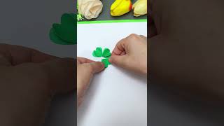 Mothers Day greeting card Mothers Day make a four-leaf clover greeting card for dear mother Mothe