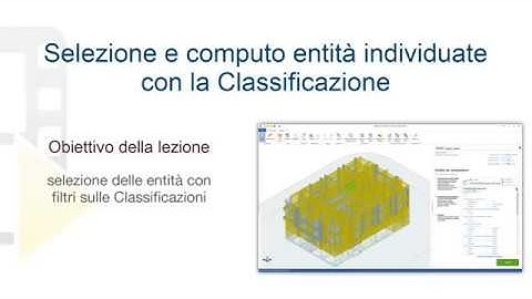 Tutorial PriMus-IFC – Selezione e computo entità individuate con la Classificazione – Acca software