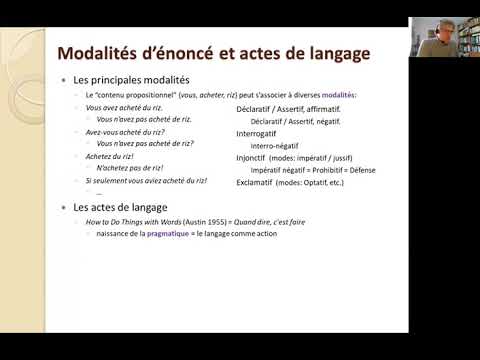 A. François – [#T3] Les types d&rsquo;énoncés – cours de Typologie linguistique