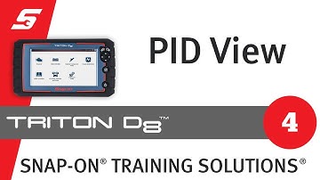 Scanner Data in PID View: TRITON-D8® (Pt. 4/13) | Snap-on Training Solutions®