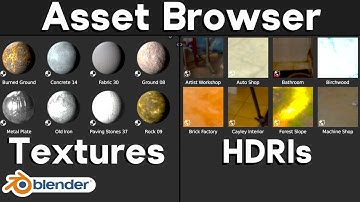 Add Textures and HDRIs in Blender