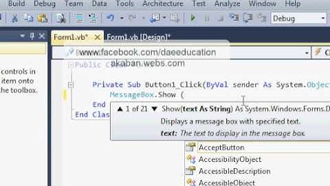 Hello World program VB 2010 or 08