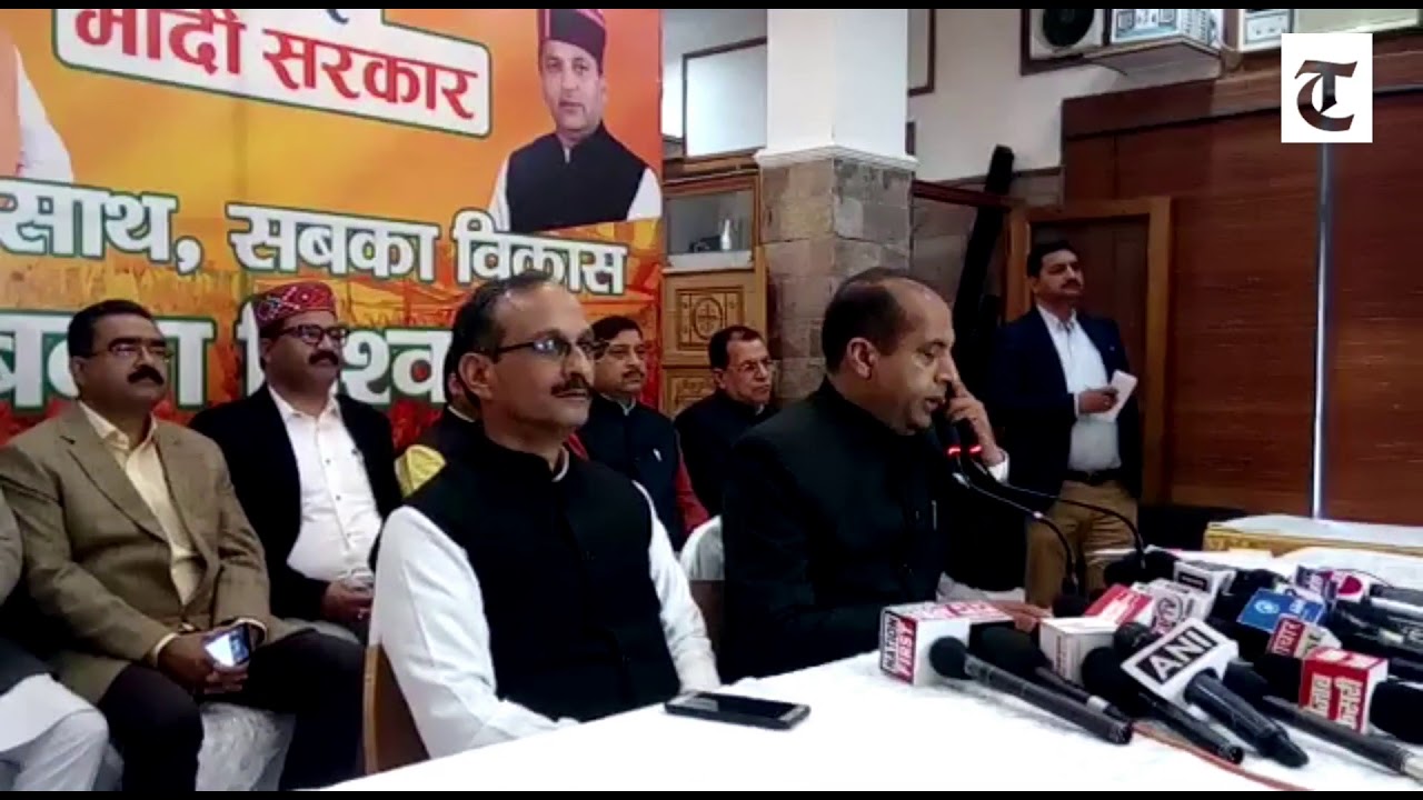 the tribune philippines Himachal Pradesh CM Jai Ram Thakur holds press conference in Shimla