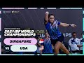 Singapore v USA Mixed Teams Semi Final | 2021 IBF World Championships
