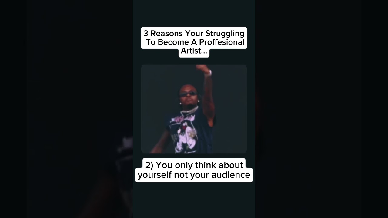3 reasons your struggling to become a professional artist