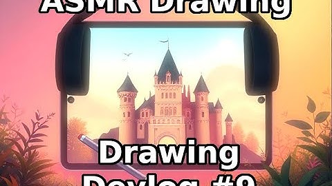 ASMR Game Dev | Reign or Ruin Devlog #9 | Creating the Main Game Background (Procreate, No Talking)