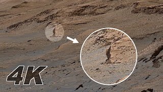 Curiosity captura un "marciano caminando" en Marte - Tremenda pareidolia en 4K