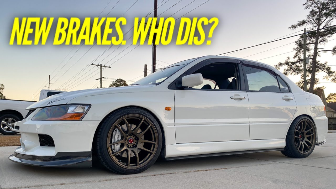 New Evo Brakes Installed! YouTube
