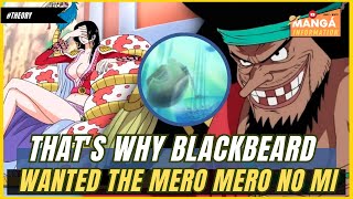 ONE PIECE BLACK BEARD THEORY - THAT'S WHY BLACKBEARD WANTED THE MERO MERO NO MI