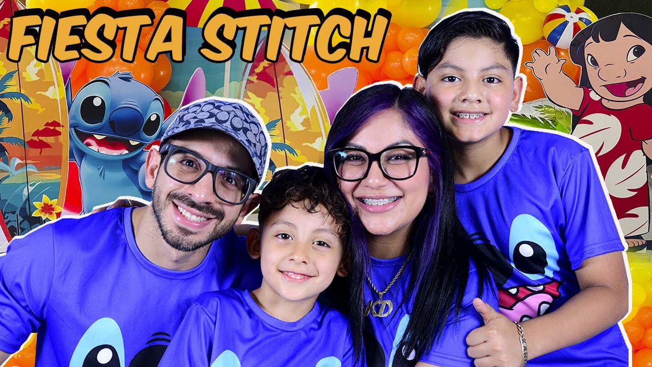 DYLAN CUMPLE 6 AÑOS | FIESTA DE STITCH | Family Juega