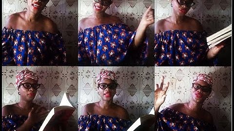 Hawa Jande Golakai reads at the Afrolit Sans Frontières Season 1