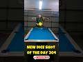 Dice Shot of the Day 304 - Unbelievable Triple Shot! 🎲#8ballpool