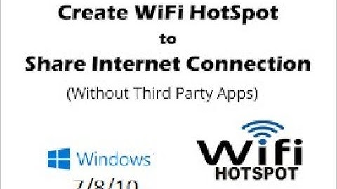 How to create Wifi Hotspot in windows 7/8/10 using command prompt# easy tricks