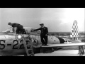 Sergeant Gormely Explains The Highlights Of F 84 Aircraft In Wiesbaden Germany HD Stock Footage 