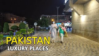 LIFE IN THE PAKISTAN, ISLAMABAD CITY IN NIGHT | 4K WALKING TOUR 2024