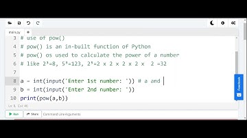 Python pow() function