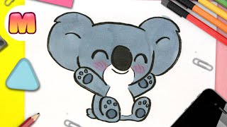 HOW TO DRAW A KAWAII KOALA ❤️ Easy kawaii drawings ❤️ Learn to draw animals HOW TO DRAW A KAWAII KOALA ❤️ Easy kawaii drawings ❤️ Learn to draw animals