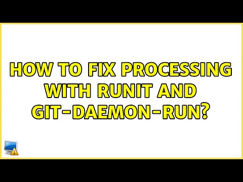 How to fix processing with runit and git-daemon-run?
