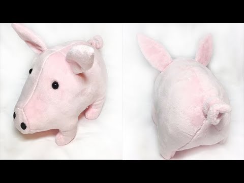Video: How To Sew A Pig Stuffed Toy