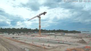 Eastern Creek Crane Erection | Construction Timelapse