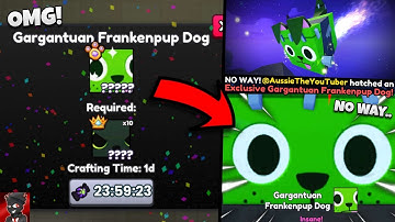 😲NO WAY! I Hatched My FIRST GARGANTUAN + HUGE GIVEAWAY! | Pet Simulator 99