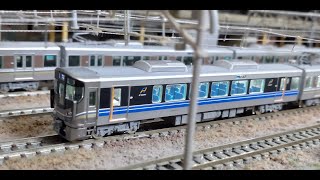 JR西日本  「新快速  Aシート」 225系100番台      鉄道模型(N scale model) ジオラマ( My layout)