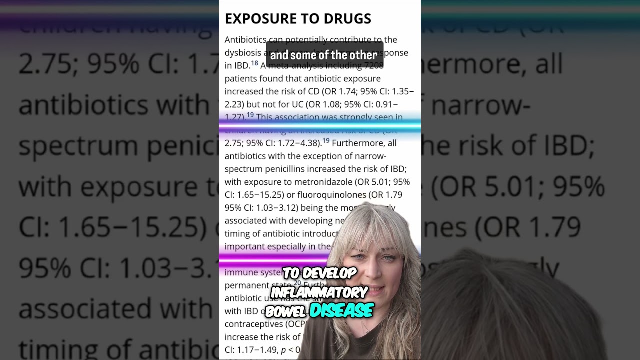 Antibiotics: Are They Secretly Destroying Your Gut? (IBD Risk!)