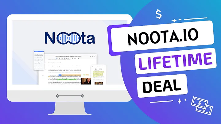 Noota.io Lifetime Deal with 10% DISCOUNT! Transcribe, Record and Analyze Your Online Meetings