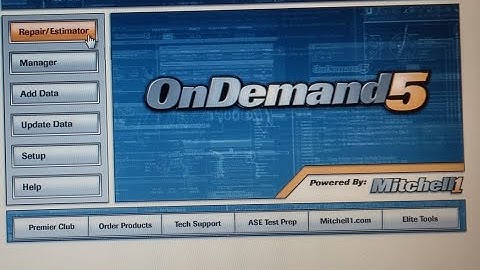 Installing Mitchell OnDemand 2015