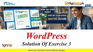 WordPress Exercise 3 | DSTP 3.0 Batch 03 2026 screenshot 3