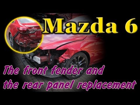 Mazda 6. Body repair. Ремонт кузова.