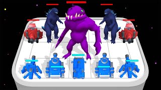 MERGE TANKS ARMY CLASH - Master tank War, Defeat Monster #mergemaster #tankwar #androidgame #monster screenshot 4