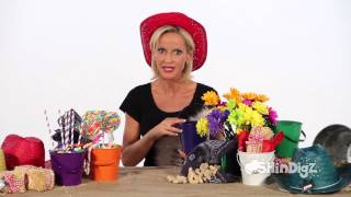 Colored Tin Buckets - Shindigz Party Decorations