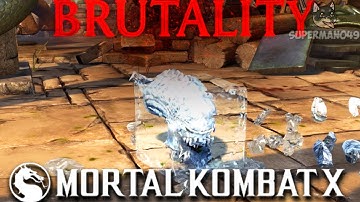 UNBREAKABLE ICE CUBE BRUTALITY! - Mortal Kombat X: "Sub-Zero Gameplay