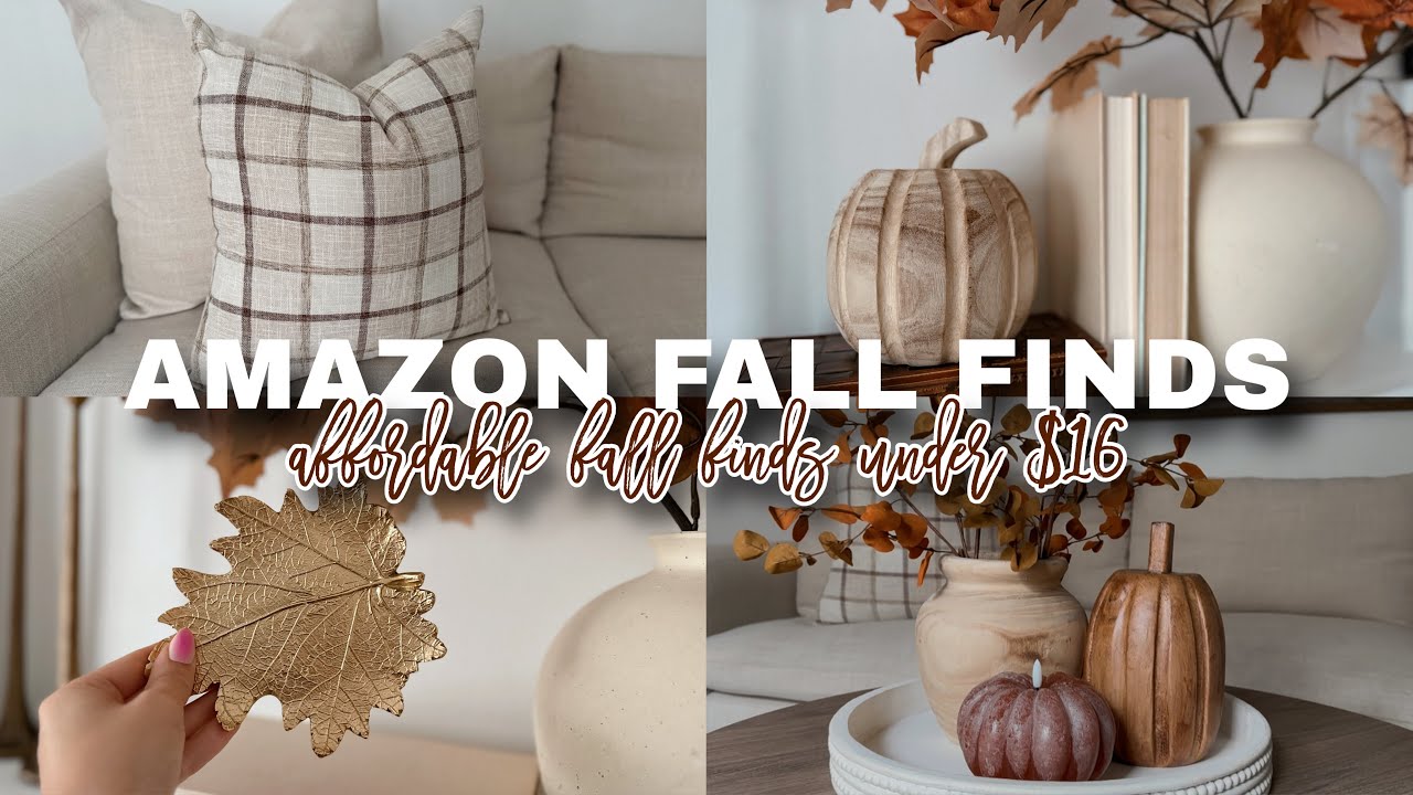 NEW! 2025 AMAZON FALL DECOR HAUL / AFFORDABLE FALL FINDS / DECORATING ...