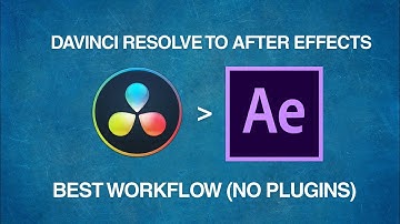 Davinci Resolve to After Effects Workflow (Updated - NO PLUGINS)