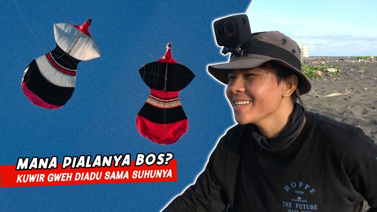 MENARI - NARI! Akhirnya Bisa Tes Terbang Layangan Kuwir 240 cm Spesial Ulang Tahun Ke - 24