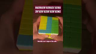 Solving the Last Edge Parity of the 9x9x9 Rubik’s Cube #youtube #trending #ytshort #viral #yt#video