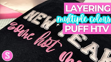 Tips voor het persen van meerdere kleuren 3D Puff Heat Transfer Vinyl