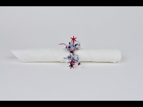 How to Make Patriotic Napkin Ring DIY | Patriotic Craft Ideas