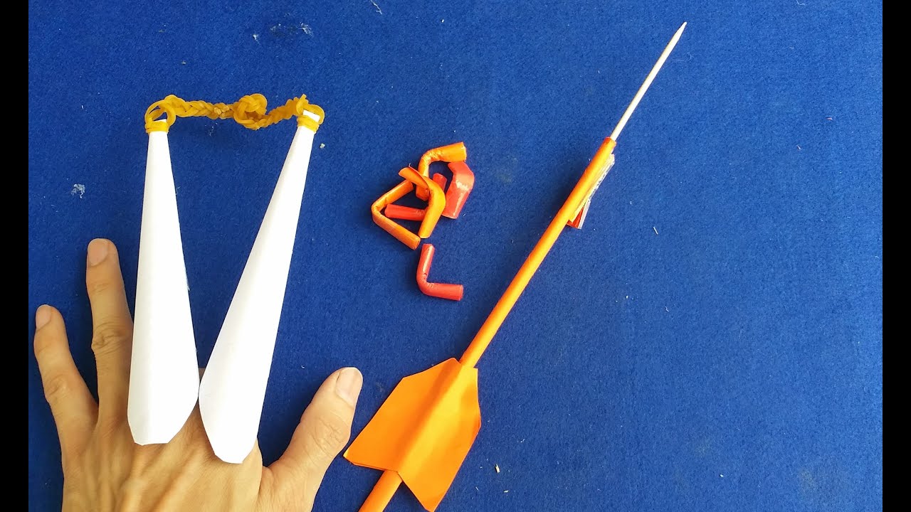紙からのスリングショット 2本の指を 作る方法 創造的な製品 Youtube