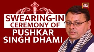 Pushkar Singh Dhami Oath Ceremony LIVE | Uttarakhand CM | India Today LIVE
