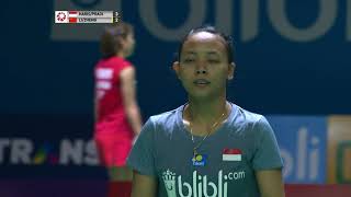 R32 | WD | HARIS/PRADIPTA (INA) vs. LI/ZHENG (CHN) | BWF 2019