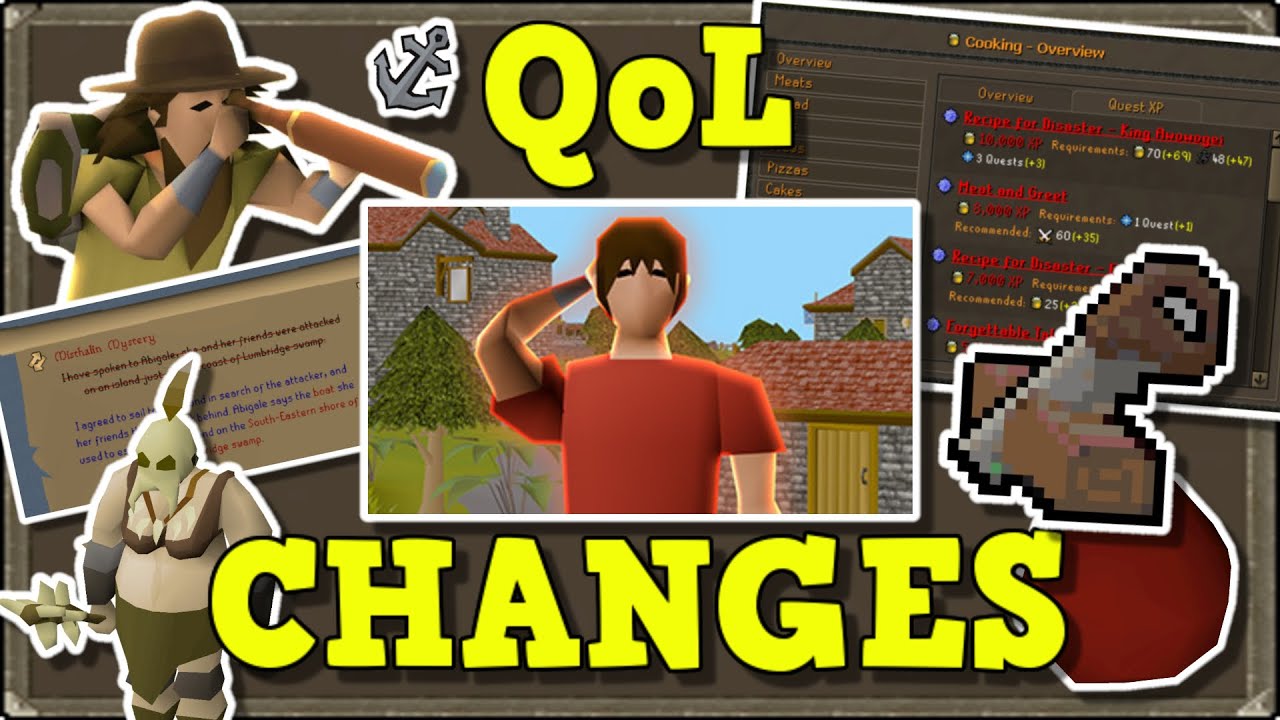 Масштабные улучшения качества жизни для новых игроков + изменения в системе парусного спорта! (OSRS)