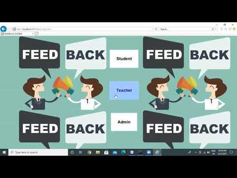 College Feedback System using J2EE, apache tomcat, netbeans