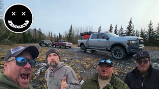 EPIC!!! Power Wagon and Humvee put to test recovering abandoned F-150 from the Alaskan backcountry!