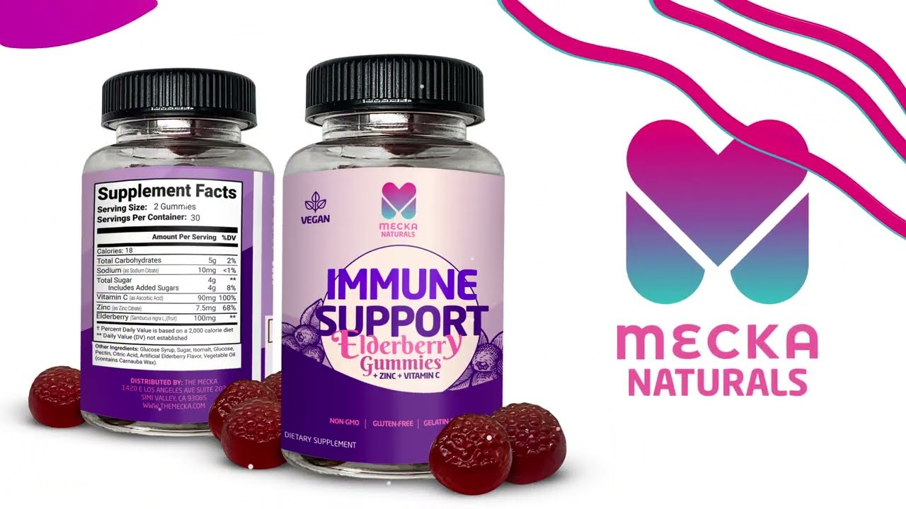 Elderberry Gummies by Mecka Naturals