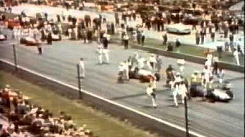 Dave MacDonald and Eddie Sachs 1964 Indy500 Crash