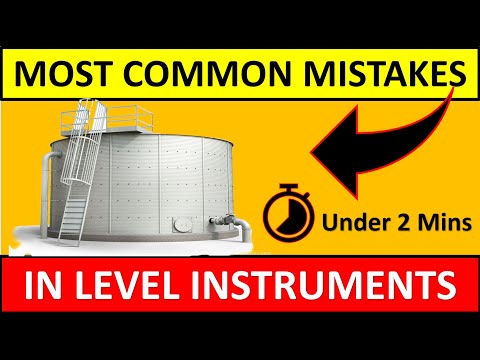 MOST Common Mistakes in Level Instruments